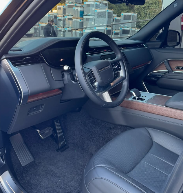 Luxury car interior